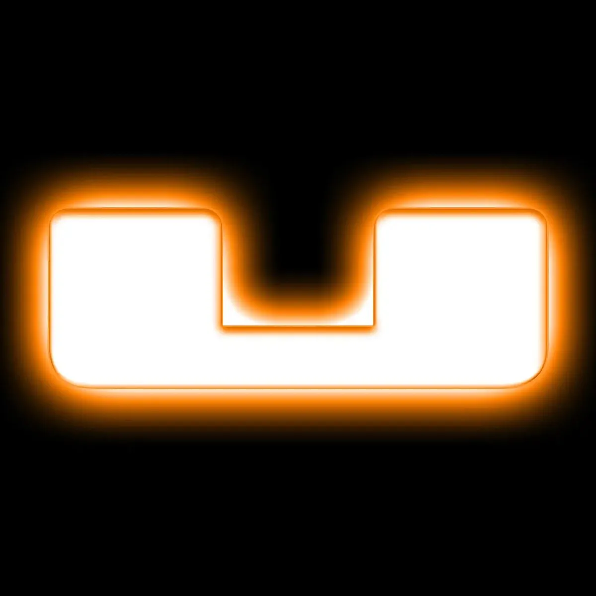 ORACLE Lighting Universal Illuminated LED Letter Badges - Matte Black Surface Finish - E product image