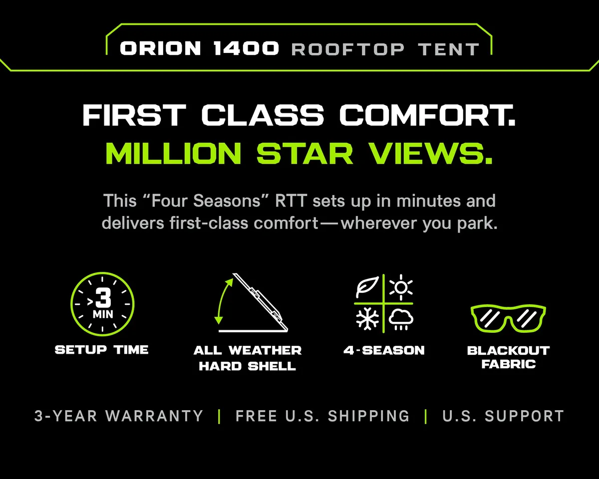 Orion 1400 Aluminum Hard Shell Tent product image