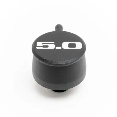 Racing Power Company Valve Cover Breather 5.0 Logo Black Each