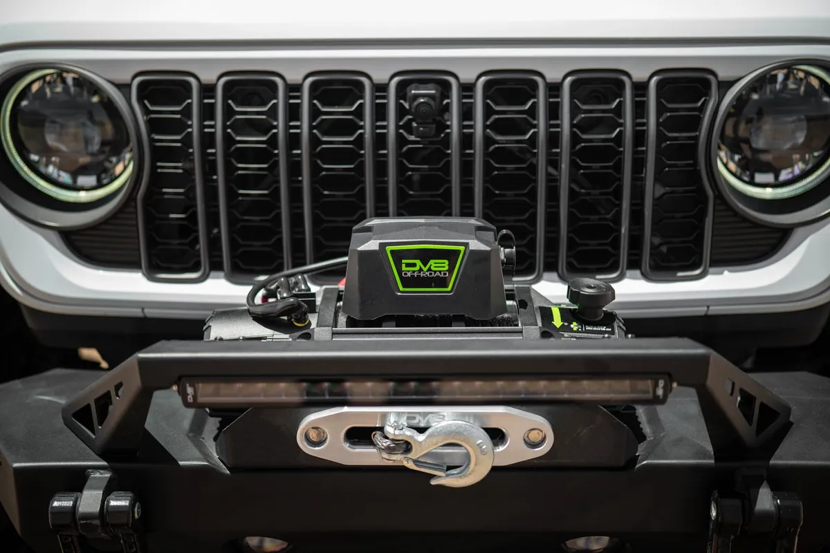 DV8 Universal Offroad Xtract 12k Synthetic Rope Winch product image