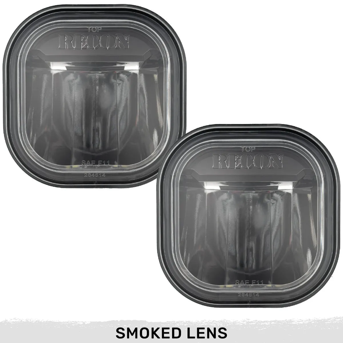 Ford Superduty 11-16 LED Fog Lights 2-Piece Set Replaces Both OEM Ford Superduty F-250350450550 Fog Lights - Smoked product image