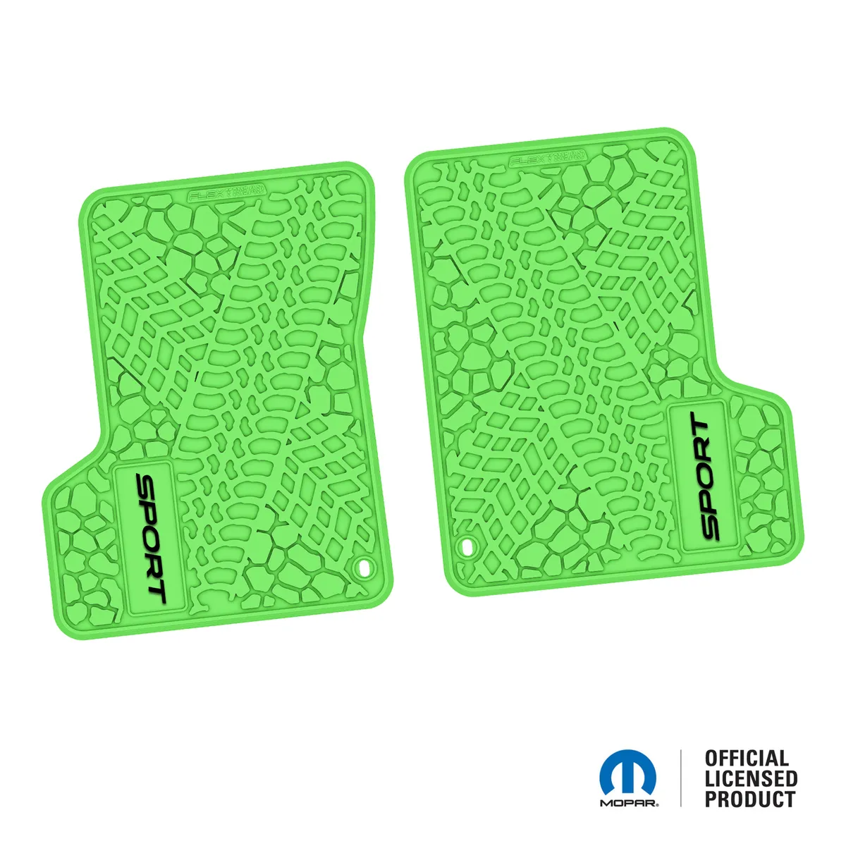 Ngtt43044977- 03-06 Jeep Tj/Lj 2DR Front- Tire Tread/Scorched Earth Scene w/ Sport Insert - Black w/ Red Insert product image