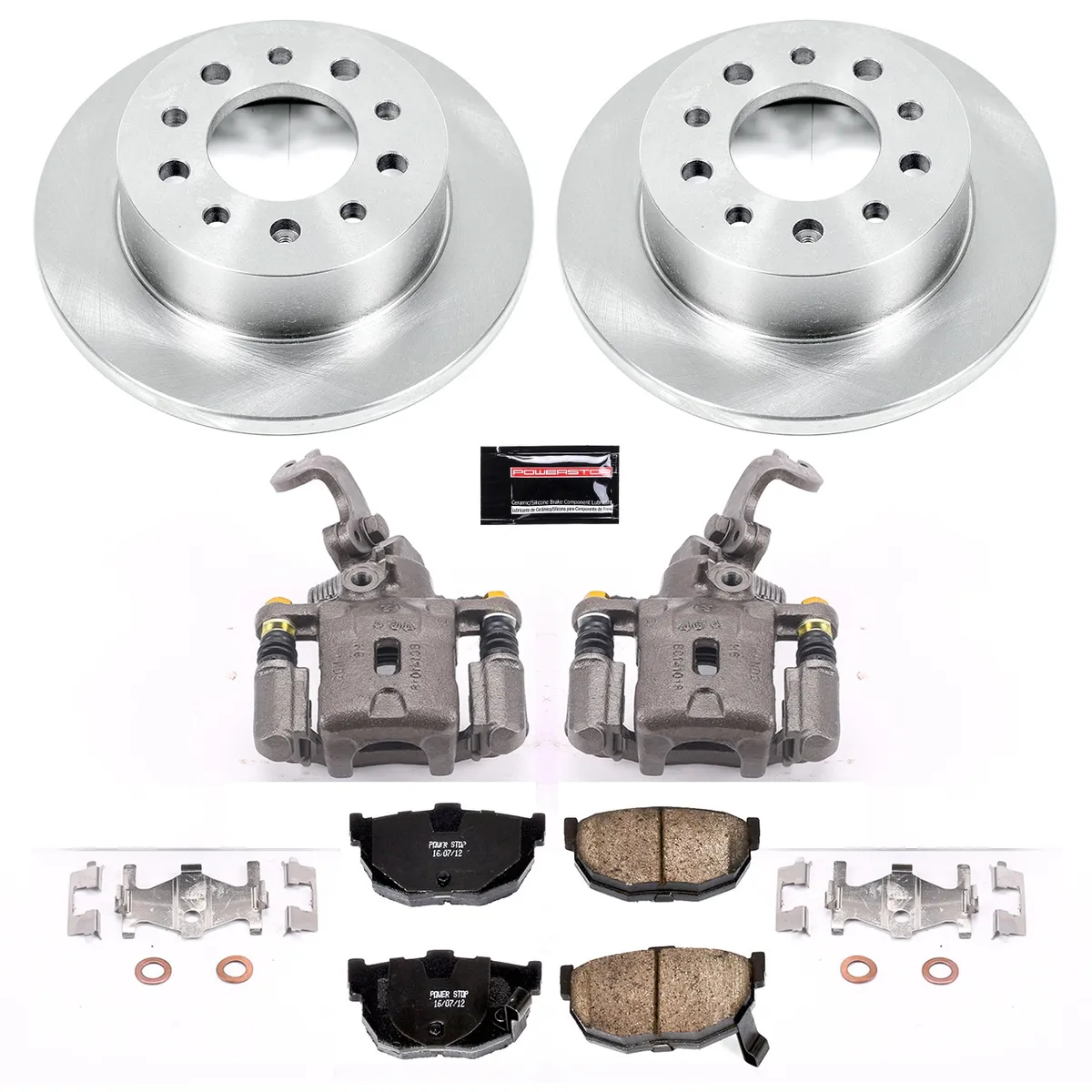 Z17 Direct Replacement Kit: Rotors; Ceramic Pads; Calipers product image