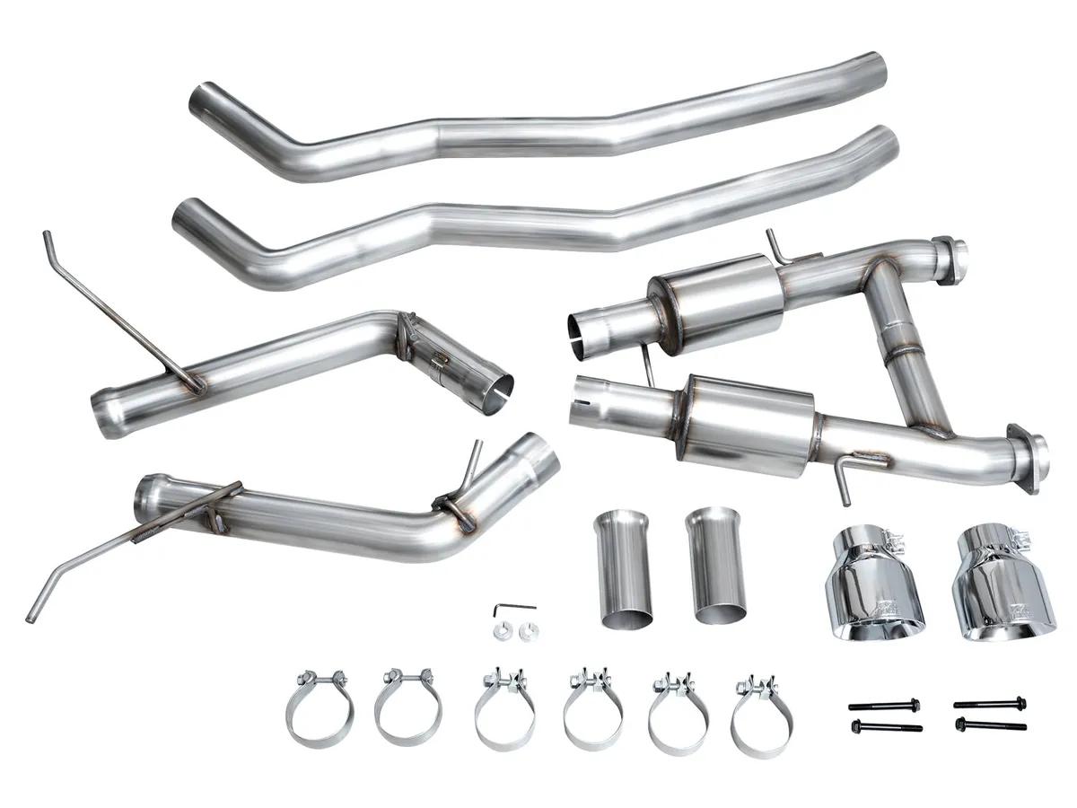 AWE Track Edition Exhaust for Dodge Durango 3.6 / 5.7 - Chrome Silver Tips product image