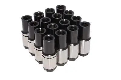 COMP Cams COMP Cams 4509-16 Stud Girdle Adjusting Nut Set of 12 for 3/8 Stud w/ (4) 4509S Snap Rings