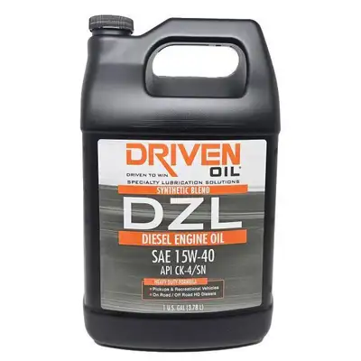 Driven Racing Oil DZL 15w40 Diesel Engine Oil 1 Gallon