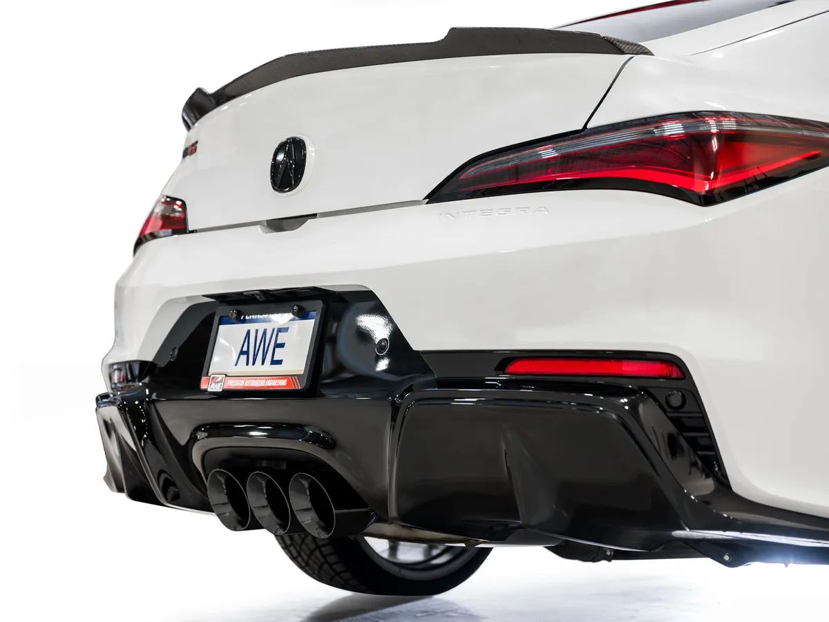 AWE Track Edition Exhaust for DE5 Integra Type-S - Triple Chrome Silver Tips product image