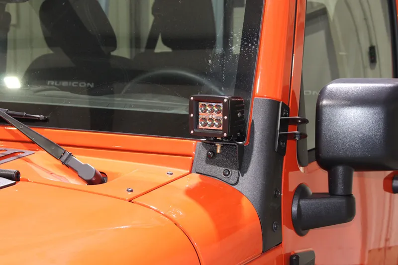 Fishbone Offroad Windshield Light Bracket for 2007-2018 Jeep Wrangler FB21015 product image