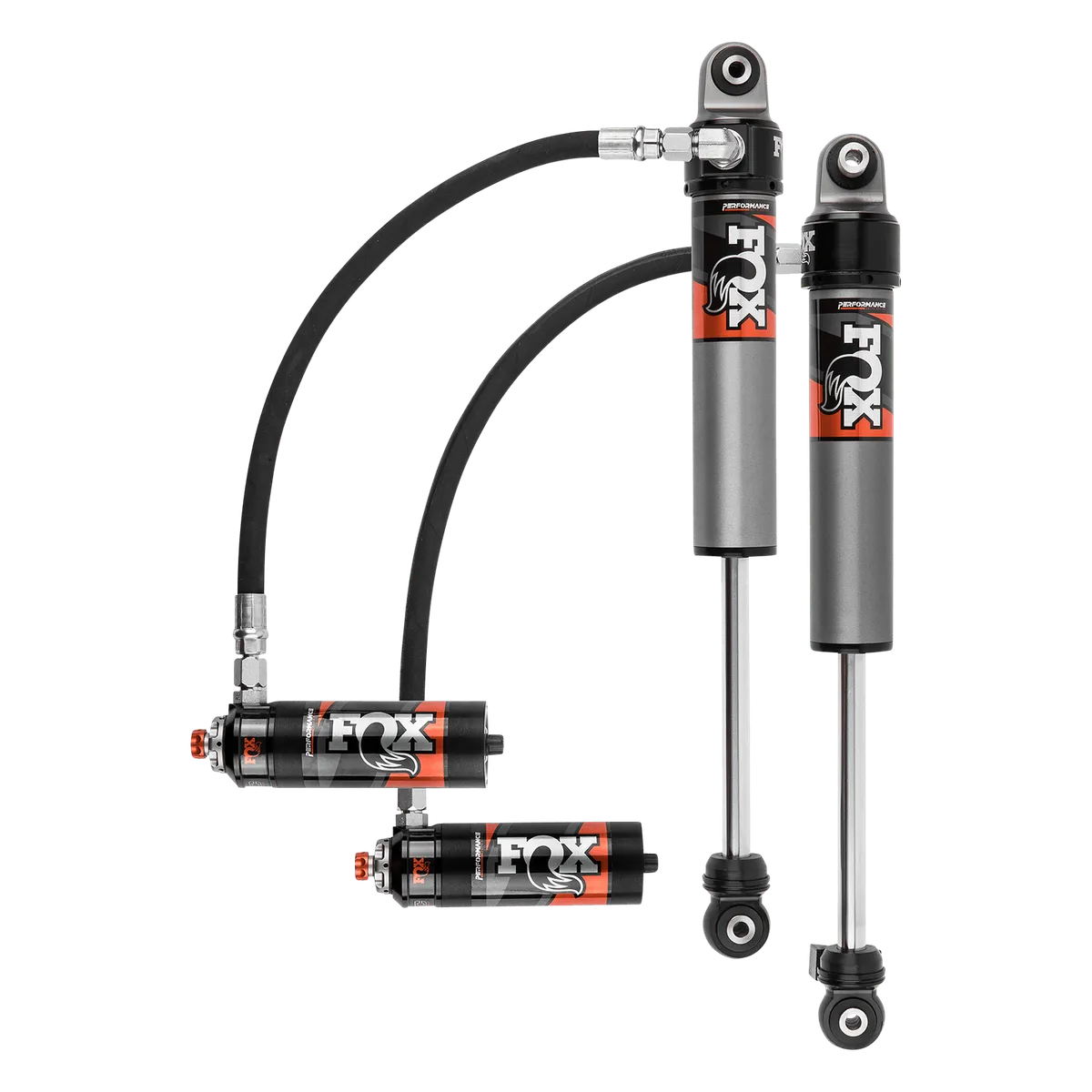 18-Up Jeep JL No Mojave Front Performance Elite 2.5 Remote Reservoir 0-1.5 Inch Lift Dual Speed Compression Adjuster Fox Offroad Shocks product image