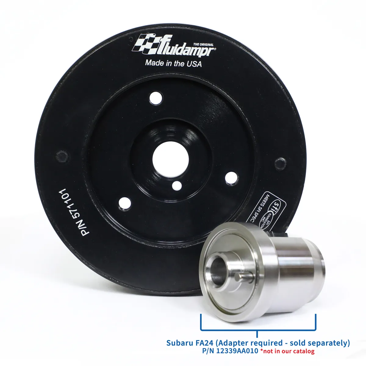 Fluidampr - 571101 - Harmonic Balancer - Fluidampr - Subaru / Scion - 2013-2020 2.0L FA20 - Each product image