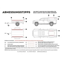 Truck Canopy or Trailer with OEM Track Slimline II Rack Kit 1345mmW X 752mmL product image