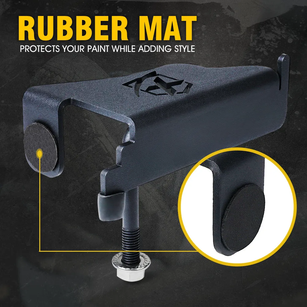 Xprite Front Foot Pegs with Logo for 2007-2018 Jeep Wrangler JK product image
