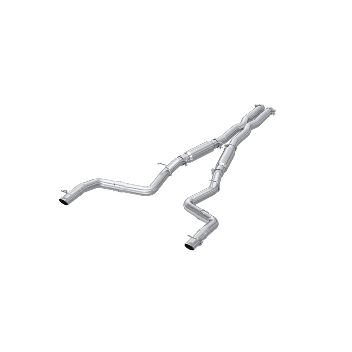 2015-2016 Dodge/ Chrysler Charger/ 300 5.7L Aluminized Steel 3 Inch Cat-Back Dual Rear Exit Street Profile MBRP product image