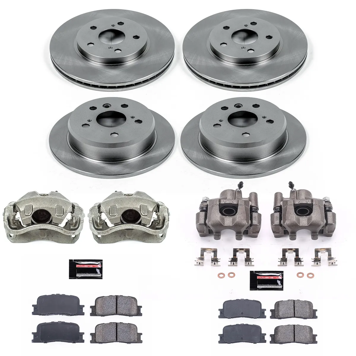 Z17 Direct Replacement Kit: Rotors; Ceramic Pads; Calipers product image