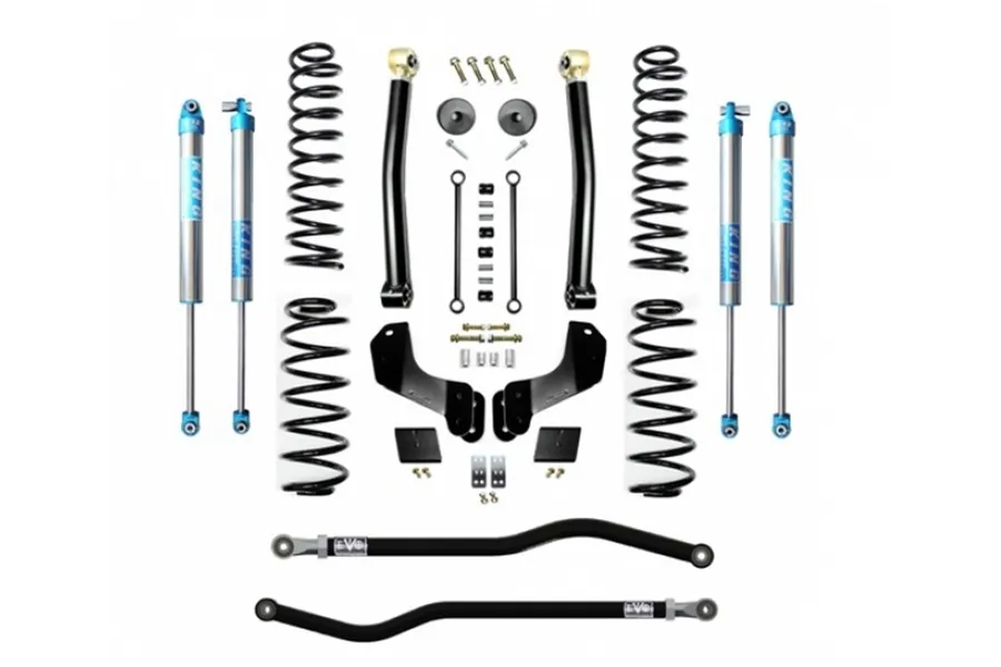 EVO Manufacturing EVO Manufacturing HD 2.5in Enforcer Overland Stage 2 PLUS Lift Kit w/ King 2.0 Shocks - JL