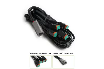 DV8 Offroad DV8 Offroad 4-Way 1-DTP to 4-DTP Plug Harness
