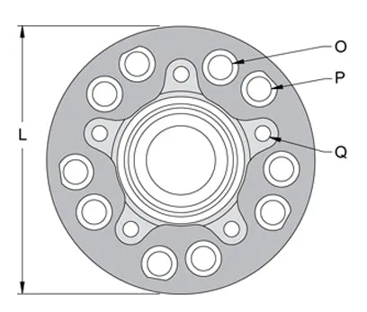 Wilwood Brakes Wilwood HUB ASSEMBLYVENTEDCAMARO 70-785x4.50