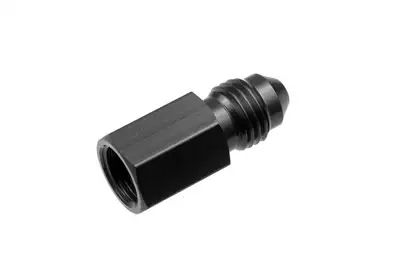 Redhorse Performance 04 an Male to 1/8 Npt Female Straight Gauge Adapterblack