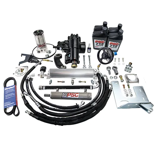 Cylinder Assist Steering Kit 2007-11 Jeep JK 3.8L EGH Aftermarket 6.75 Stroke Axles No Tie Rod Clamp product image