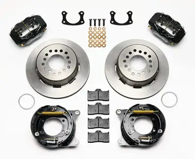 Wilwood Brakes Wilwood FDLI PS Park Brake Kit New Big Ford 2.50in Offset Front Caliper Mt.