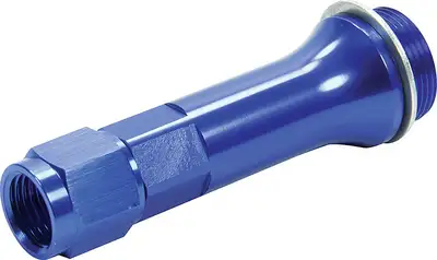 Allstar Performance Carb Fitting w/washer 7/8-20 to -6 Female Blue