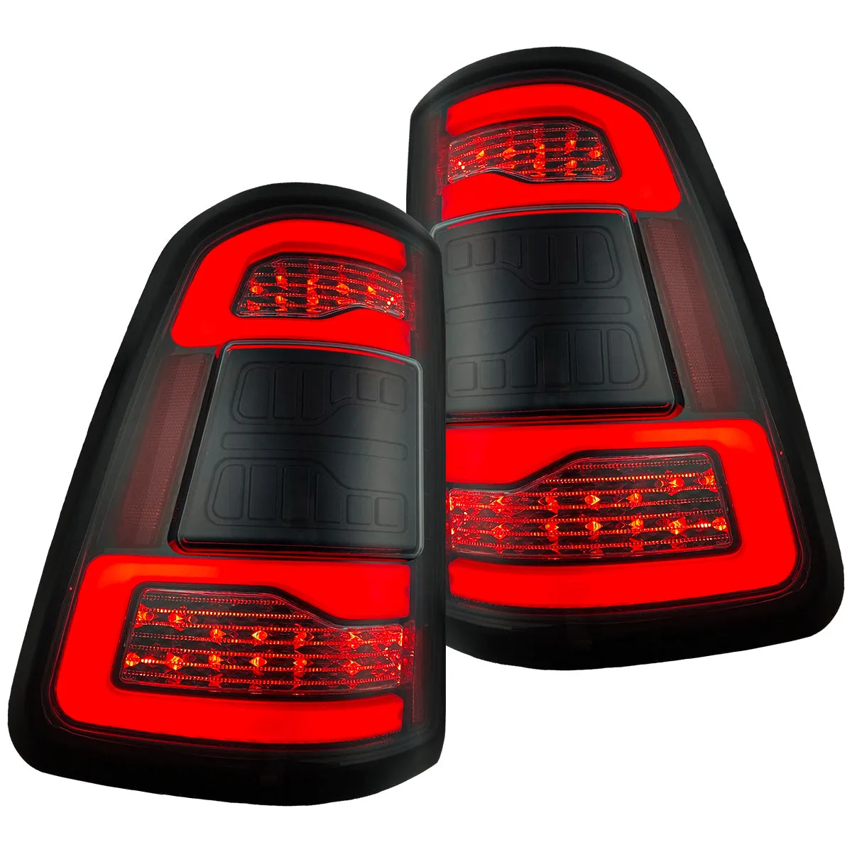 Dodge 19-20 RAM 1500 And 20-21 RAM 25003500 Oled Tail Lights Replaces Factory OEM LED Tail Lights - Smoked Lens product image