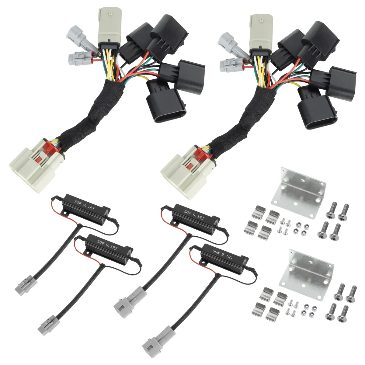 2017-2022 Ford F-250/350 Super Duty Flush Mount LED Tail Lights - Animated Turn Signals product image