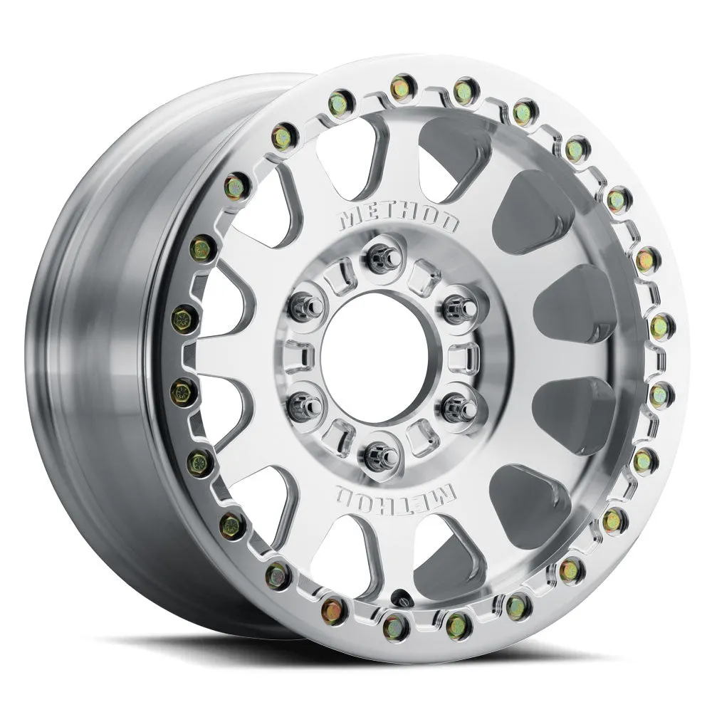 Method Race Wheels MR207 Beadlock 18x9.5 20mm Offset 6x6.5 108.71mm Centerbore Machined - Raw Race Drilled w BH-H24125-38 MR20789570320BR product image