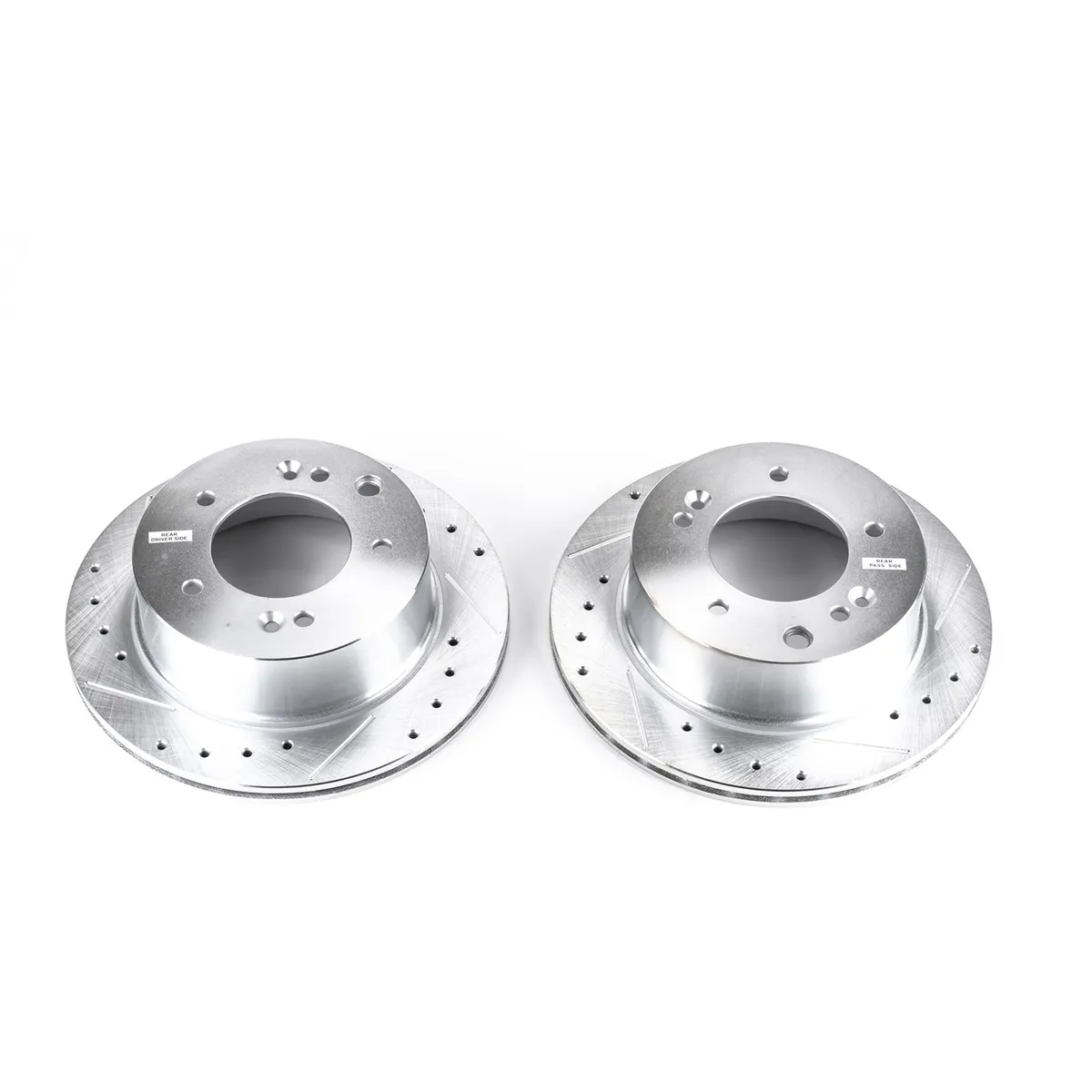 Evolution Drilled/Slotted Zinc Plated Rotors (Pair) product image