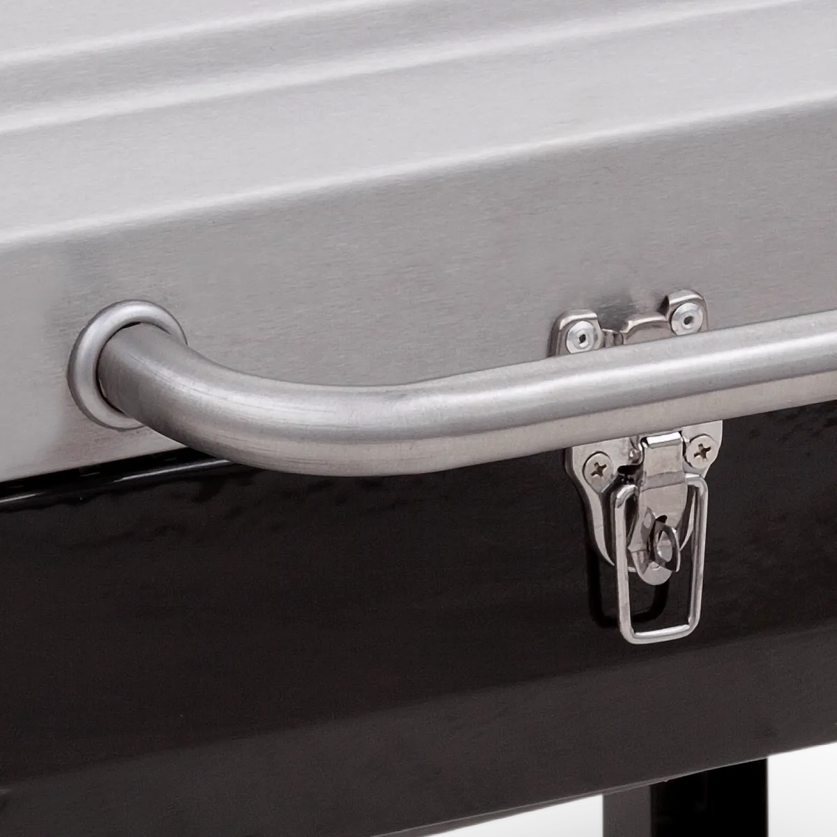 1-Burner Portable Propane Gas Grill in Stainless Steel product image