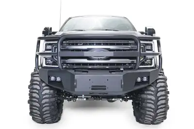 Fab Fours 17c F250/F350 Premium Front Bumper w/ Full Grill Guard