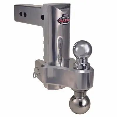Trimax Trimax Razor 8in Drop/Rise Aluminum (Comes With Hitch Balls)