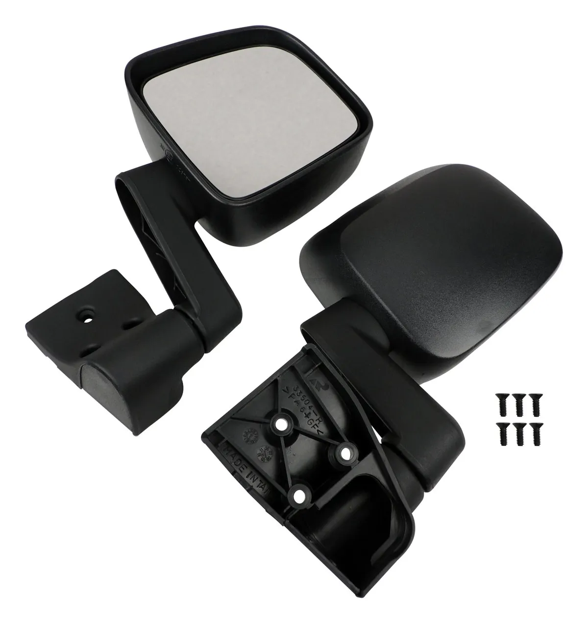 Crown Automotive Jeep Replacement 55395060K Manual, Manual Folding Mirror Set for 1987-2006 Jeep YJ, TJ Wranglers product image