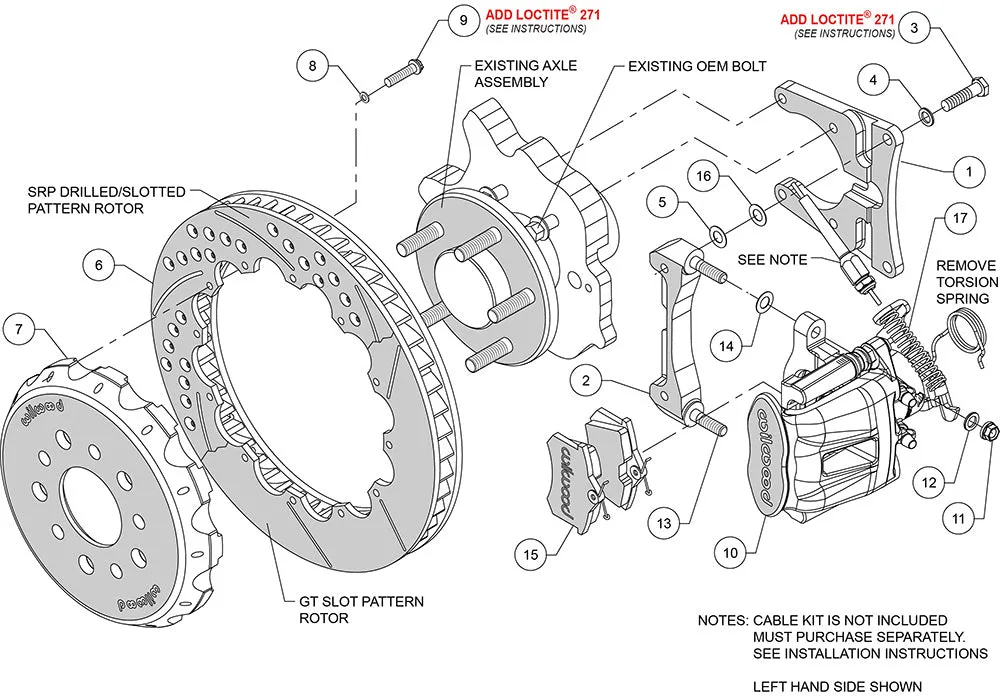 2005 - 2014 Ford Combination Parking Brake Caliper Rear Brake Kit - 140-10159 product image