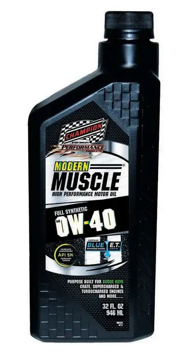 Champion Oil Modern Muscle 0w40 Oil 1 Qt. Full Synthetic