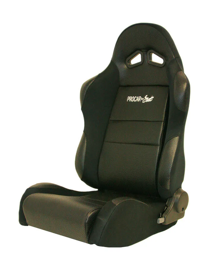 Scat Cranks Sportsman Black Vinyl Inside Black Velour Wings & Side Bolsters