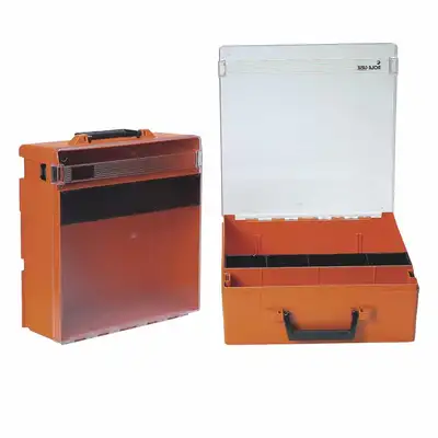 Rola-Case RolaCase Deep Parts Organiser – Orange Clear Lid