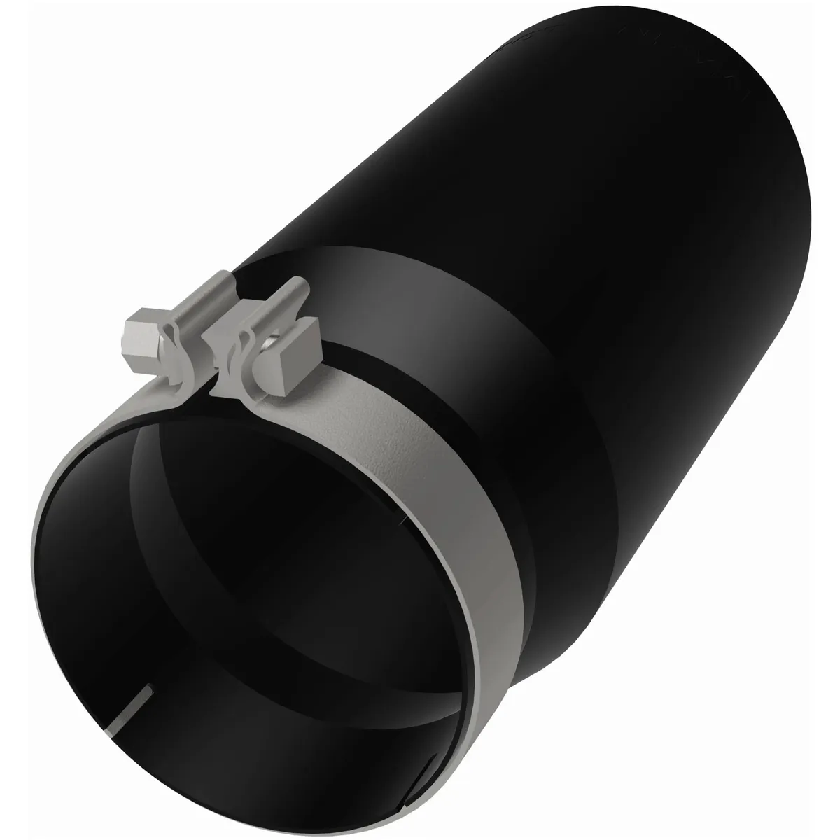 Exhaust Tip 5in Id/6in Od 13in Oal Ss Blk W/Clamp Ea product image