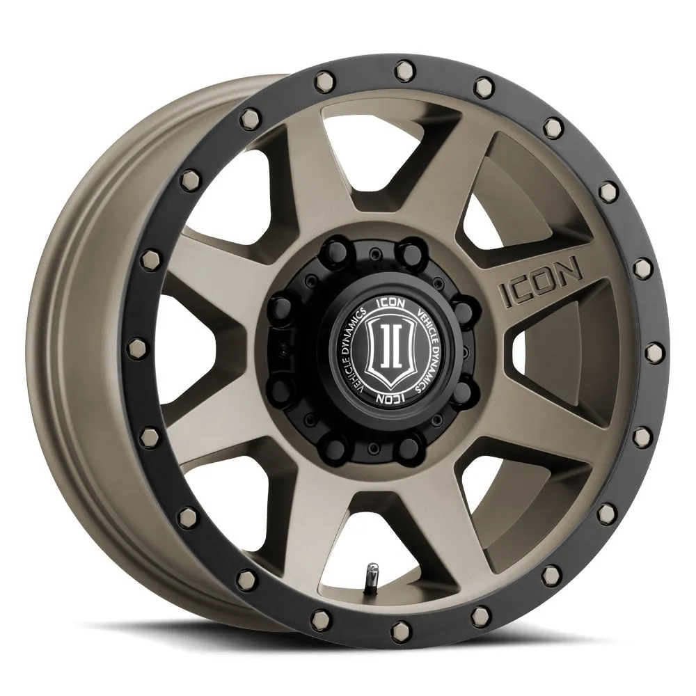 ICON Vehicle Dynamics ICON Alloys Rebound HD, Bronze, 18 x 9 / 8 x 6.5, 12mm Offset, 5.25" BS