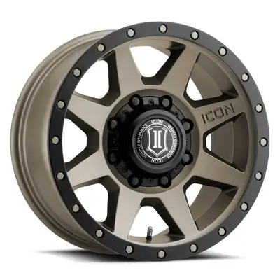 ICON Vehicle Dynamics ICON Alloys Rebound HD, Bronze, 18 x 9 / 8 x 6.5, 12mm Offset, 5.25" BS