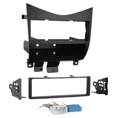 Metra Electronics Turbokits; Radio Installation Kit; Incl. Instructions/Hardware/Built-In Under-Radio Pocket/Harness; For Iso Mount Using Iso Mounts/Trim Ring; Recessed Din Opening;