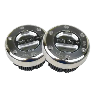 Mile Marker Manual Locking Hub 35 Spline Dana 70 Hub Internal Mount/Bolts Axle O.D. Of 1.500 Stainless Steel Pair Supreme Mile Marker