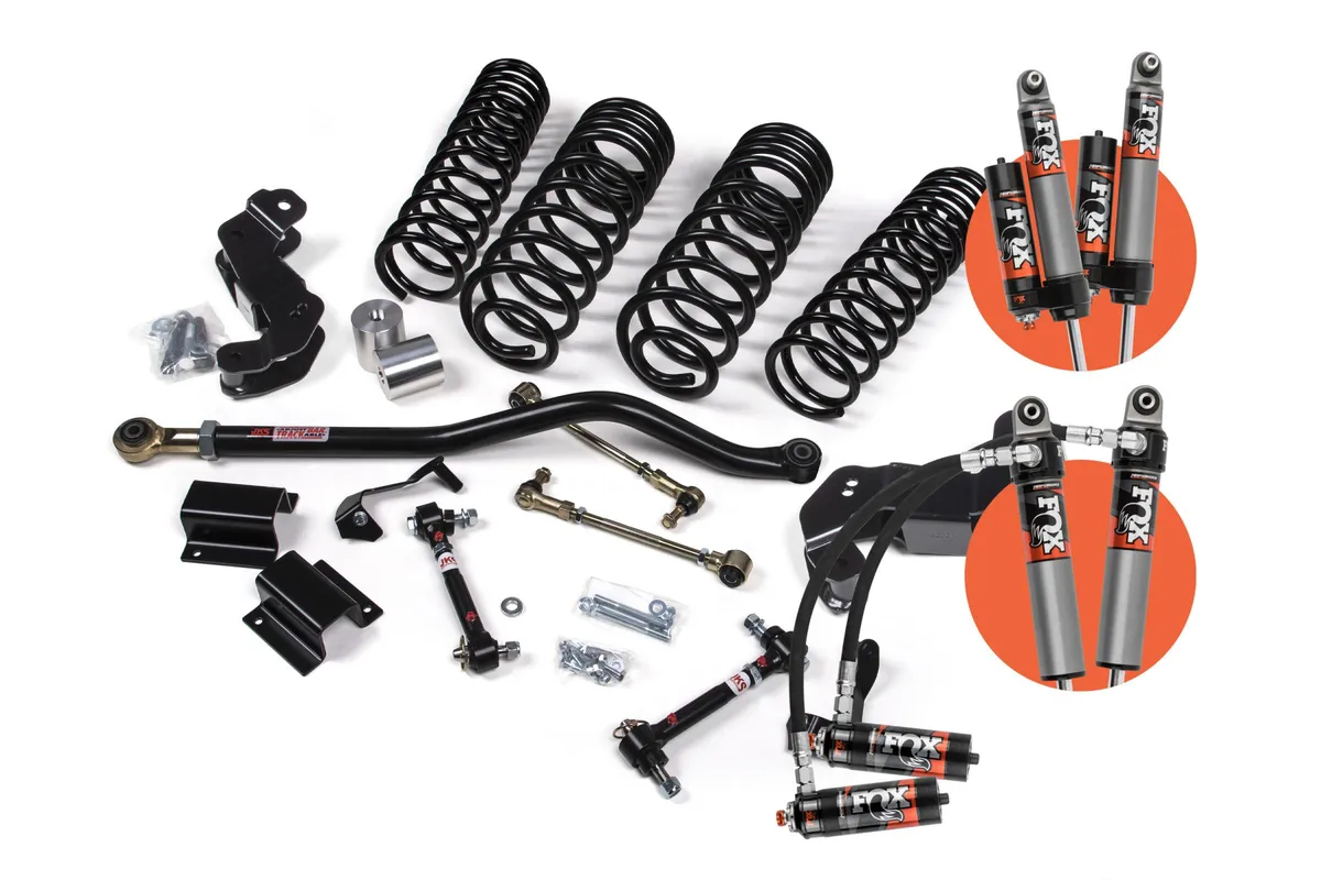 2020-2023 Jeep Gladiator JT 4WD 3-3.5 Inch J-Kontrol Suspension Lift Kit 1.5-2 Inch Rear w/ Fox 2.5 Performance Elite Shocks JSPEC product image
