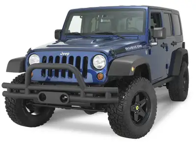 Rampage 0724 Jeep Wrangler Jk/Jl /2023 Gladiator Double Tube Bumper Textured Black