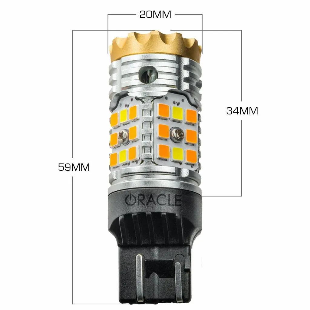 ORACLE Lighting Jeep Gladiator Front Turn Signal/ DRL Switchback 7443CK Bulb (Pair) product image
