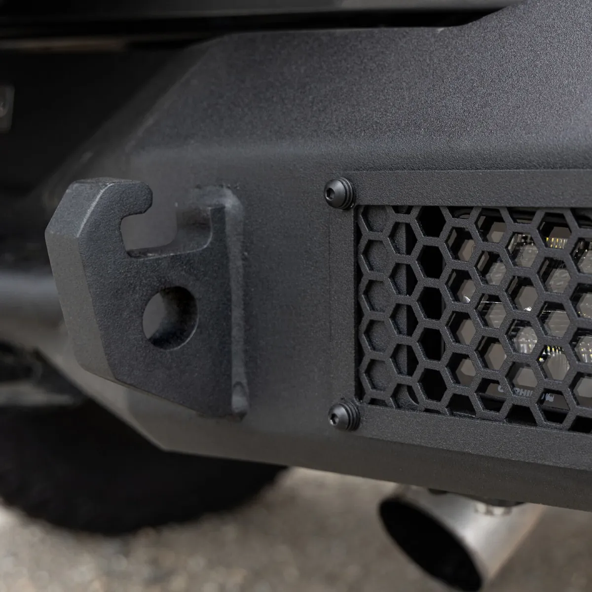 Go Rhino 371200T - Rockline Rear Full Width Bumper for Ford Bronco - Textured Black product image