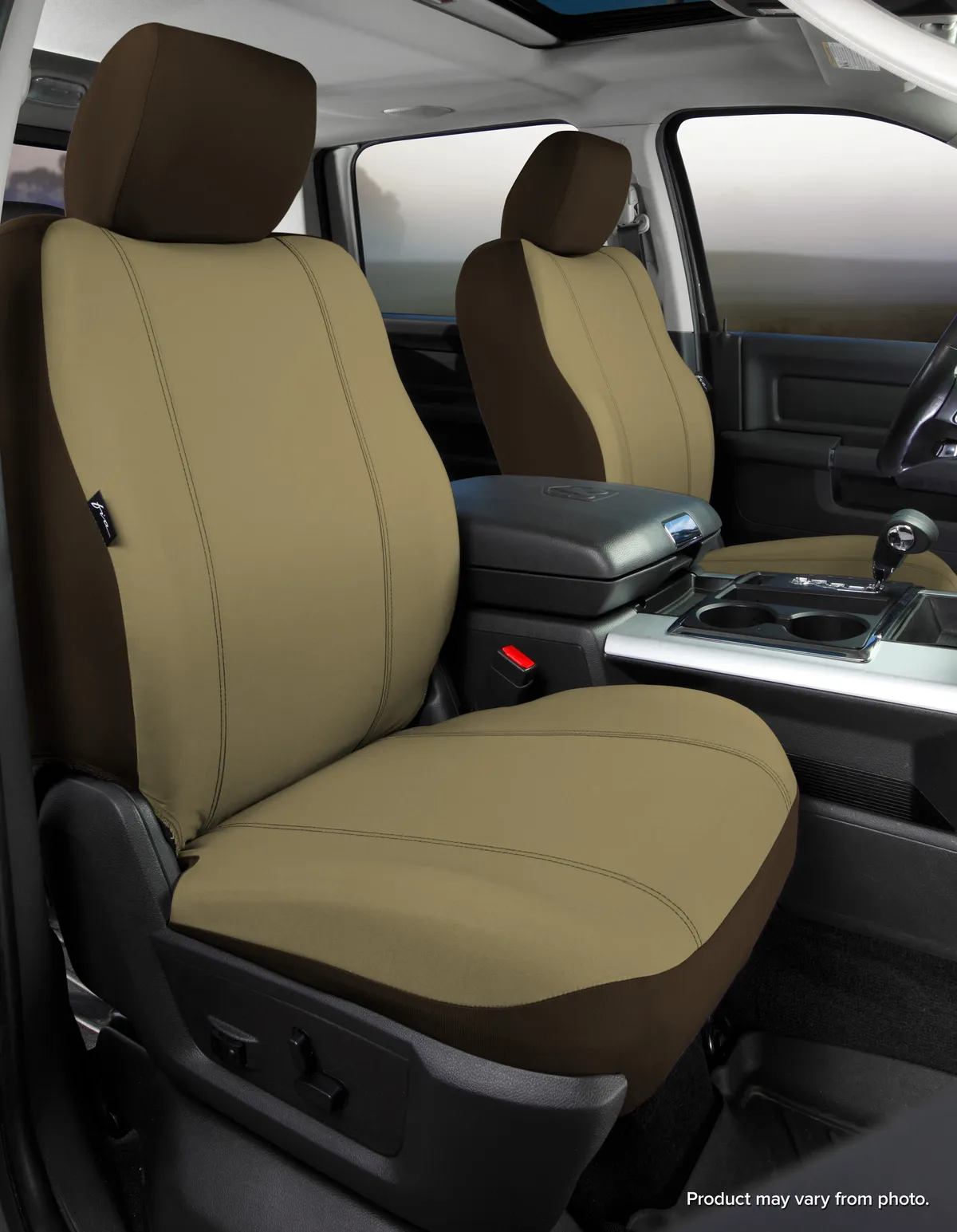 FIA SP89-71 TAUPE SP80 Series - Seat Protector Poly-Cotton Custom Fit Front Seat Cover - Taupe product image