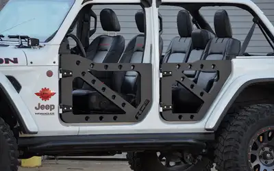 Steinjager Doors 2019 to Present Trail, Dimple Die Style Front and Rear Bare