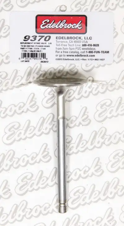 Edelbrock Edelbrock 9370 Intake Valve for 77169, 77179, 77189, 77199 & 77359 Heads