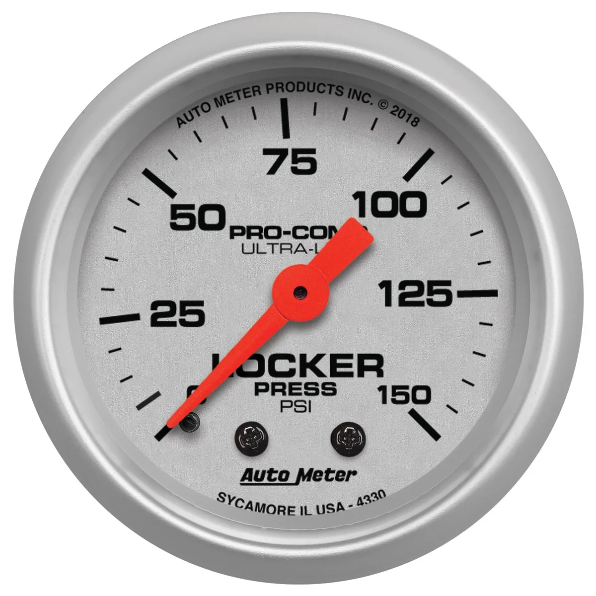 Gauge Air Locker Pressure 21/16 Ultralite 150psi Mechanical product image